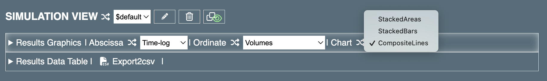 Plot controls screen image